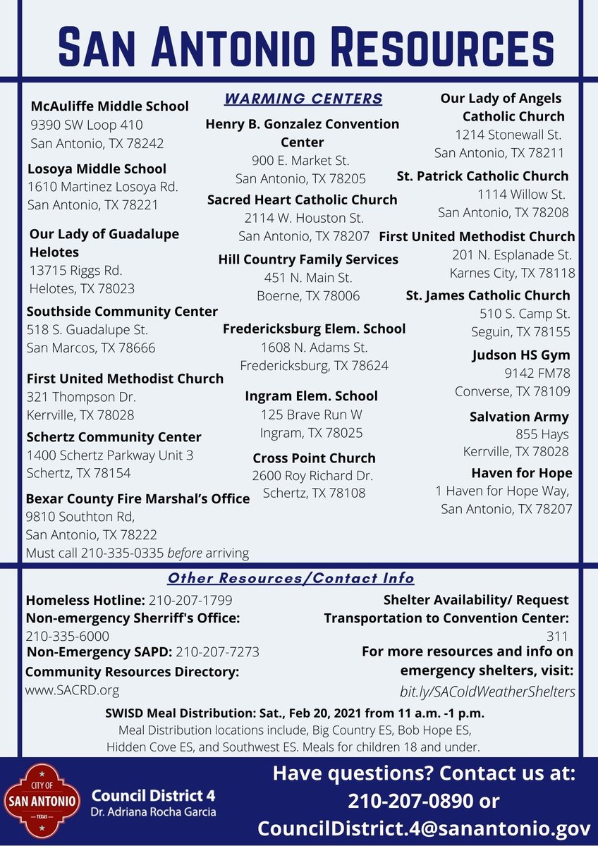 D4 residents: my office has compiled a list of resources and information from various organizations and groups that might be helpful as you navigate the current crisis we are facing. 

Please share with your neighbors, friends, and family. Together we will get through this.