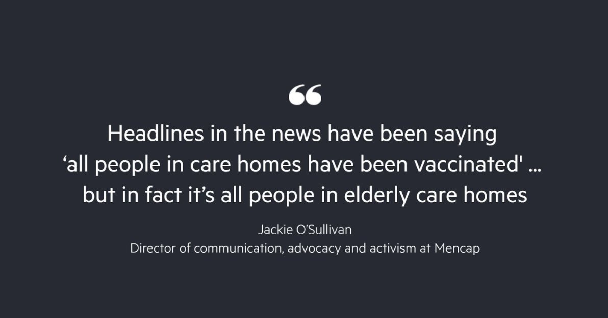 For those with a physical or mental disability, living in the closed confines of a care home is the single biggest risk factor for death from the virus. Other significant factors are low socio-economic status and pre-existing health conditions  https://www.ft.com/content/bc616b88-0368-43e9-94b7-a715ef456685