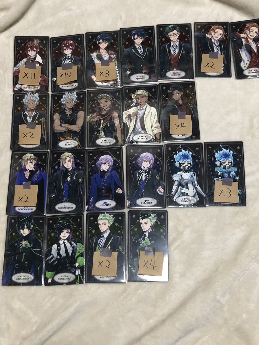 ぽぽ ツイステ メタカ ウエハース アルカナカード 買取 譲渡 譲 画像のもの 求 1枚目 180円 枚 2 3枚目 100円 枚 送料 キャラごとまとめてお迎えしてくれる方は送料こちらで負担します 宮城 山形手渡しもしくは郵送 無限回収 有限回収 リドル ぽぽ ツイステ メタカ ウエハース アルカナカード 買取 譲渡 譲 画像のもの 求 1枚目 180円 枚 2 3枚目 100円 枚 送料 キャラごとまとめてお迎えしてくれる方は送料こちらで負担します 宮城 山形手渡しもしくは郵送 無限回収 有限回収 リドル