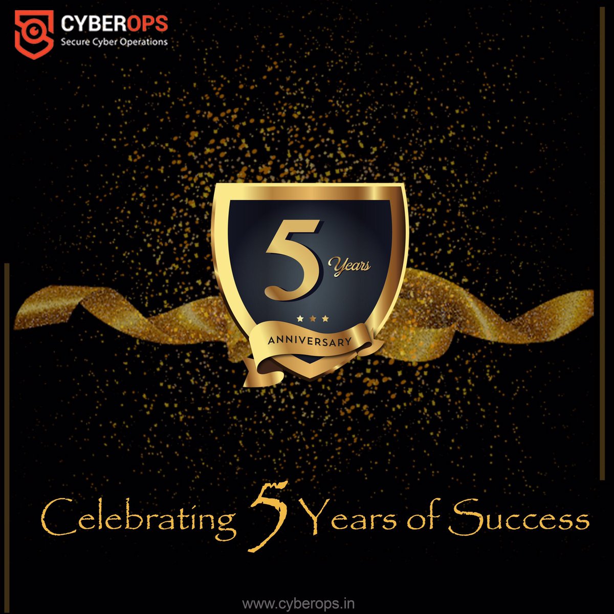 cyberops_in's tweet photo. #cyberops #infosecbharat #anniversary #5yearschallenge #golden5years #5yearsofsuccess #companyanniversary https://t.co/V4PnaIjWk1