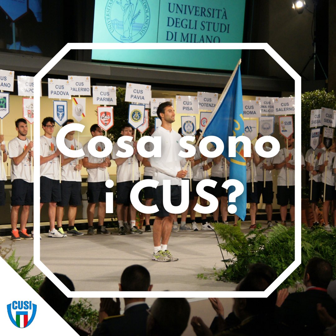 tweet_CUSPO's tweet photo. Cosa è il CUSPO? 🎓 ⚽️🏀🏉🏐🤺🥋🏋🏻
Cosa sono i CUS? 🇮🇹
Scoprilo in questo in post.
.
.
#goCUSPO #WeAreCUSPO @UniAvogadro #CUSI @eusaunisport #UniUPO #cusisocial #sport #uni #università #insieme https://t.co/YHCw8n3iv8