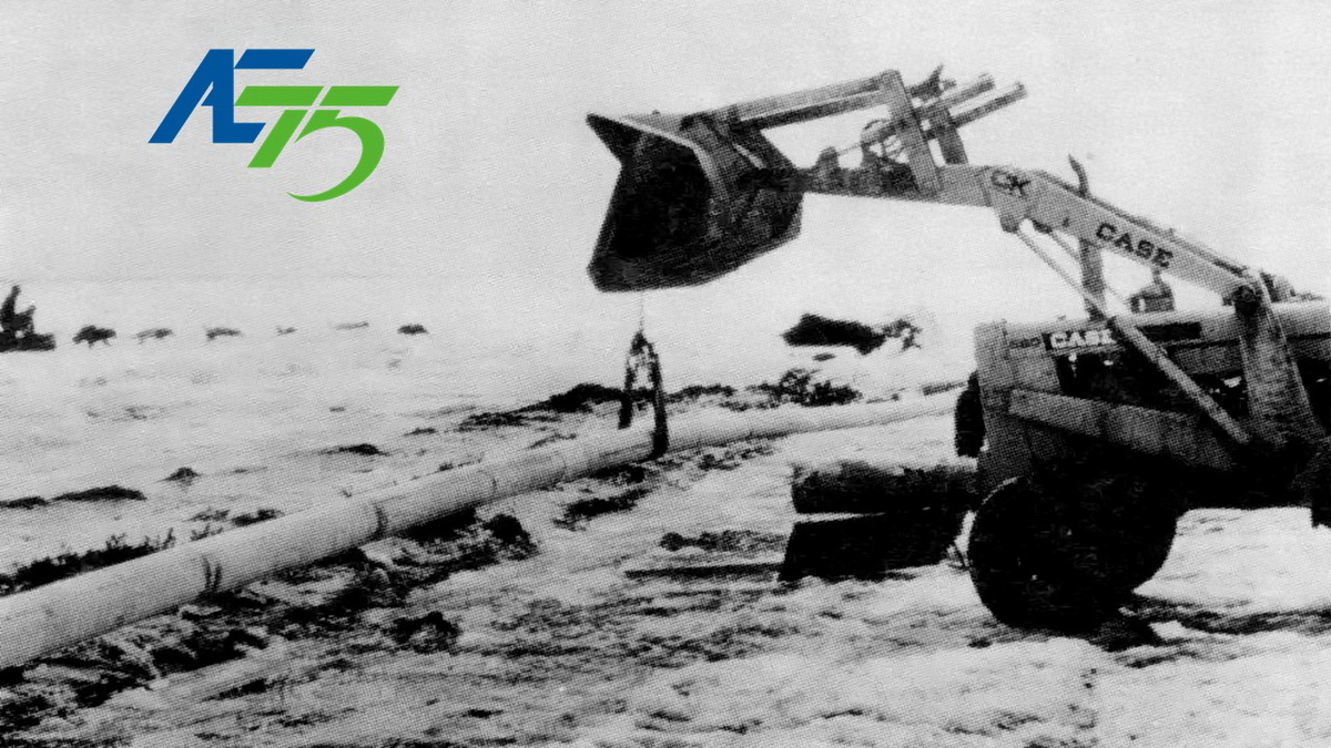 It's #ThrowbackThursday and we've time warped back to December 1972 and landed in #FortResolution #NWT, where we helped the community design a permanent #water supply that included an #intake and #pumphouse tied to #GreatSlaveLake. #AE75th