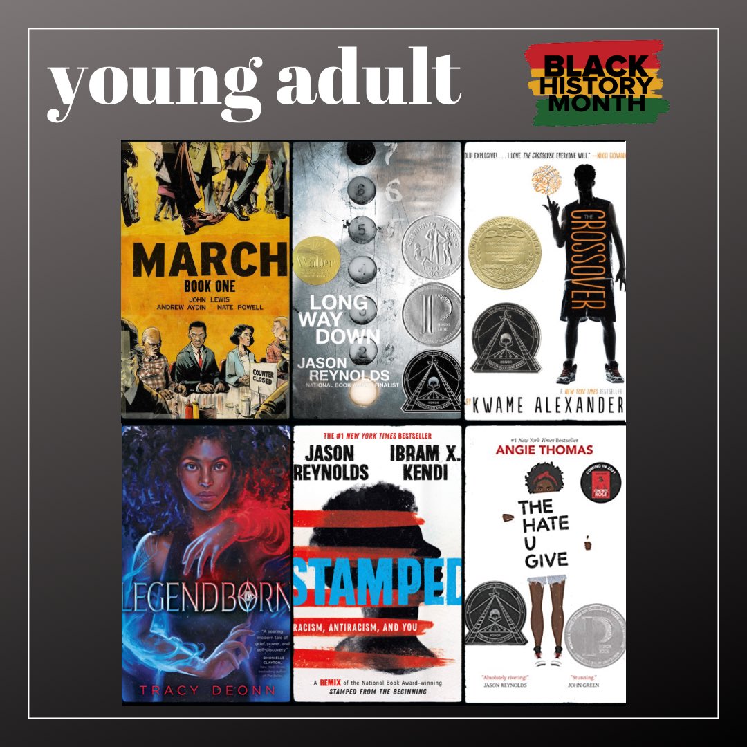 EPISDLibraries's tweet photo. February is Black History Month, but Black lives should be celebrated and remembered all year long. Here are some titles you can check out at your library! #episdreads #readelpaso https://t.co/E2iMxqQkcQ