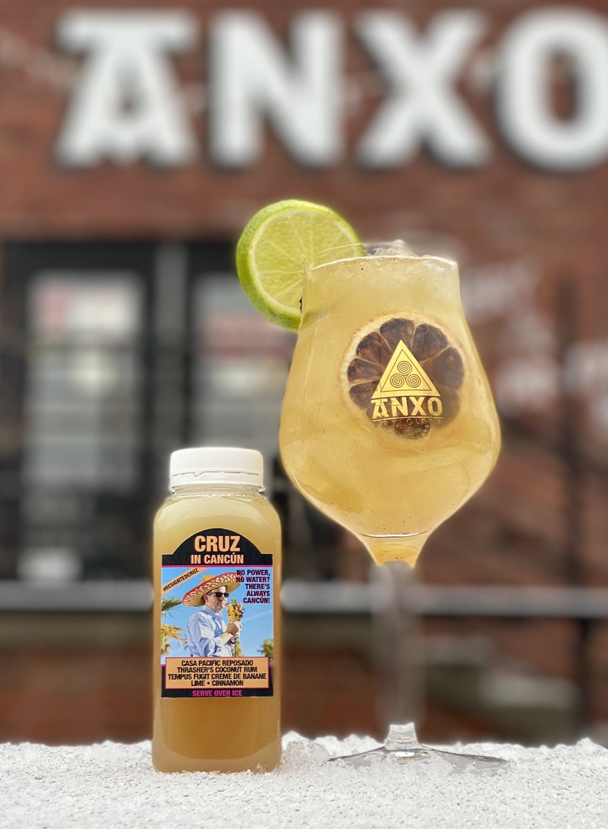 ANXOcider's tweet photo. He may have left his constituents to suffer with no electricity, no safe drinking water, no heat, etc... But that doesn’t mean Ted can’t have some good old-fashioned fun in the sun!  Join Ted Cruz in Cancún with our new cocktail at https://t.co/PcCCbcbKiw 
#ResignCruz https://t.co/x0mEyCSQgo