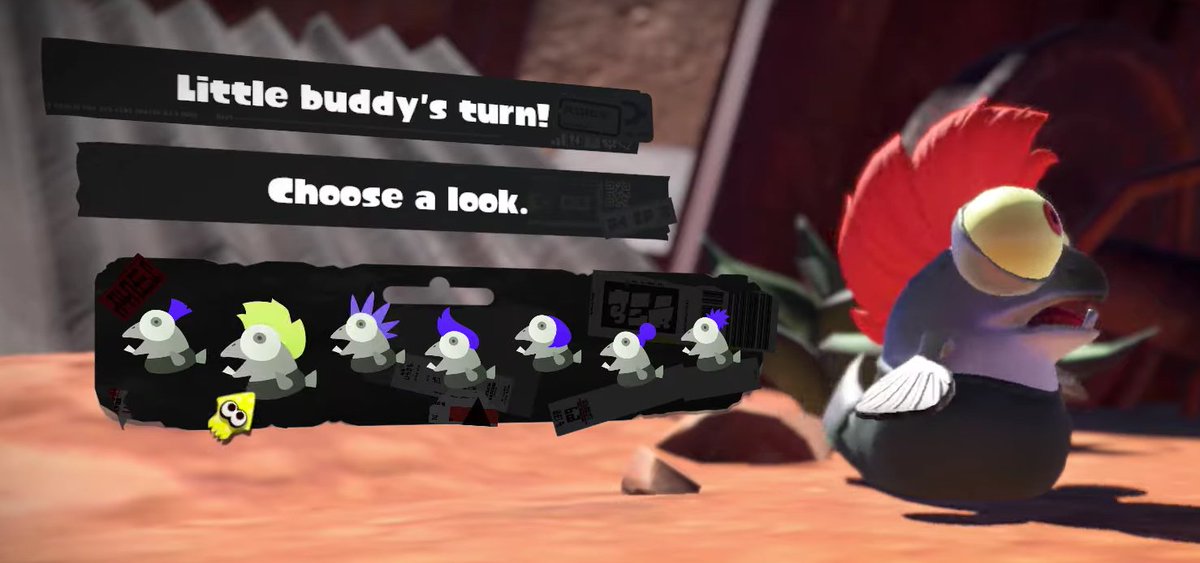 ogbajoj's tweet photo. Monster Hunter has the Palico and now the Palamute, petition to call the little buddy in Splatoon 3 the Palmonid. https://t.co/NGOwX92GhP
