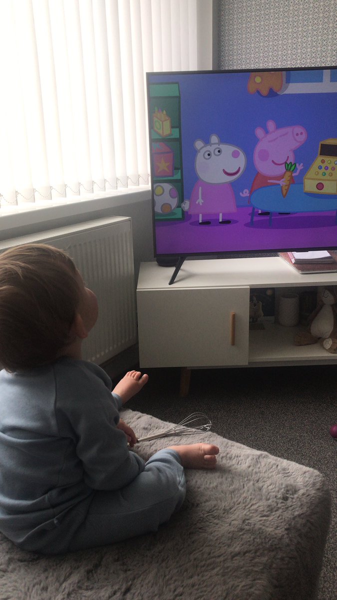 Some days, I’m SO thankful for Peppa... #workingfromhome #excludeduk #peppapig #selfemployed