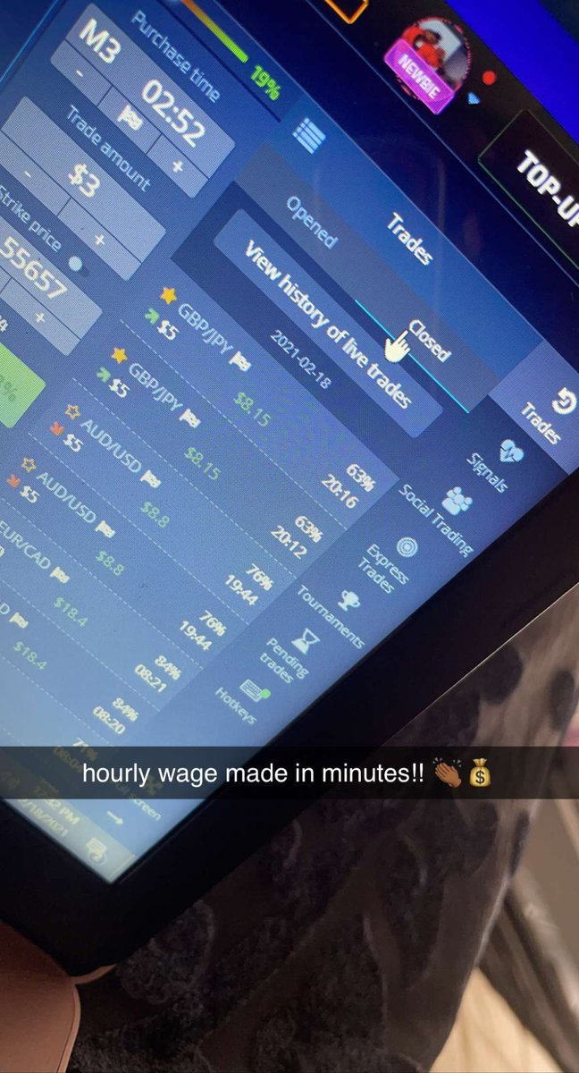 YALL this is no joke!!! I’ve Ranked to PLATINUM 150 in less than a week &amp; I’m making money on minute trades! It’s so simple especially for the outcome! If you’re interested, Message me NOW!!! 2021 is our time!! #HFX #PLATINUM150