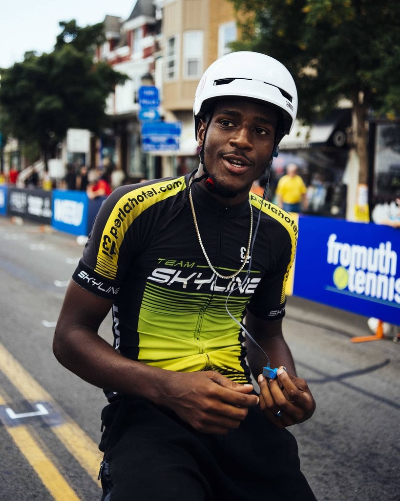 Looks like Jeffery won over the crowd with his one wheel wheelie in yesterday's post! The photo was taken during the Circles portion of the competition, where riders had to get the most laps around the cone in the street. Jeffrey won that in one wheel, t… instagr.am/p/CLcVw2nl8cQ/