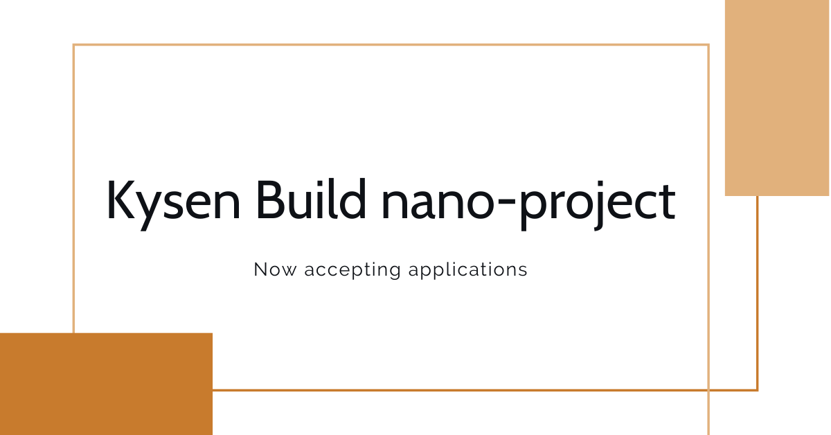 Applications for this engineering nano-project round are due TODAY, February 18 at 6:00 pm CST! Experienced Node.js developers in the US and India welcome to apply. We're looking forward to receiving your applications. bit.ly/KB-apply