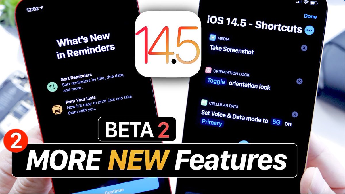 iDeviceHelpus's tweet image. iOS 14.5 Beta 2 MORE New Features - Follow Up youtu.be/1VTcit5bn5w #iOS145DevBeta2