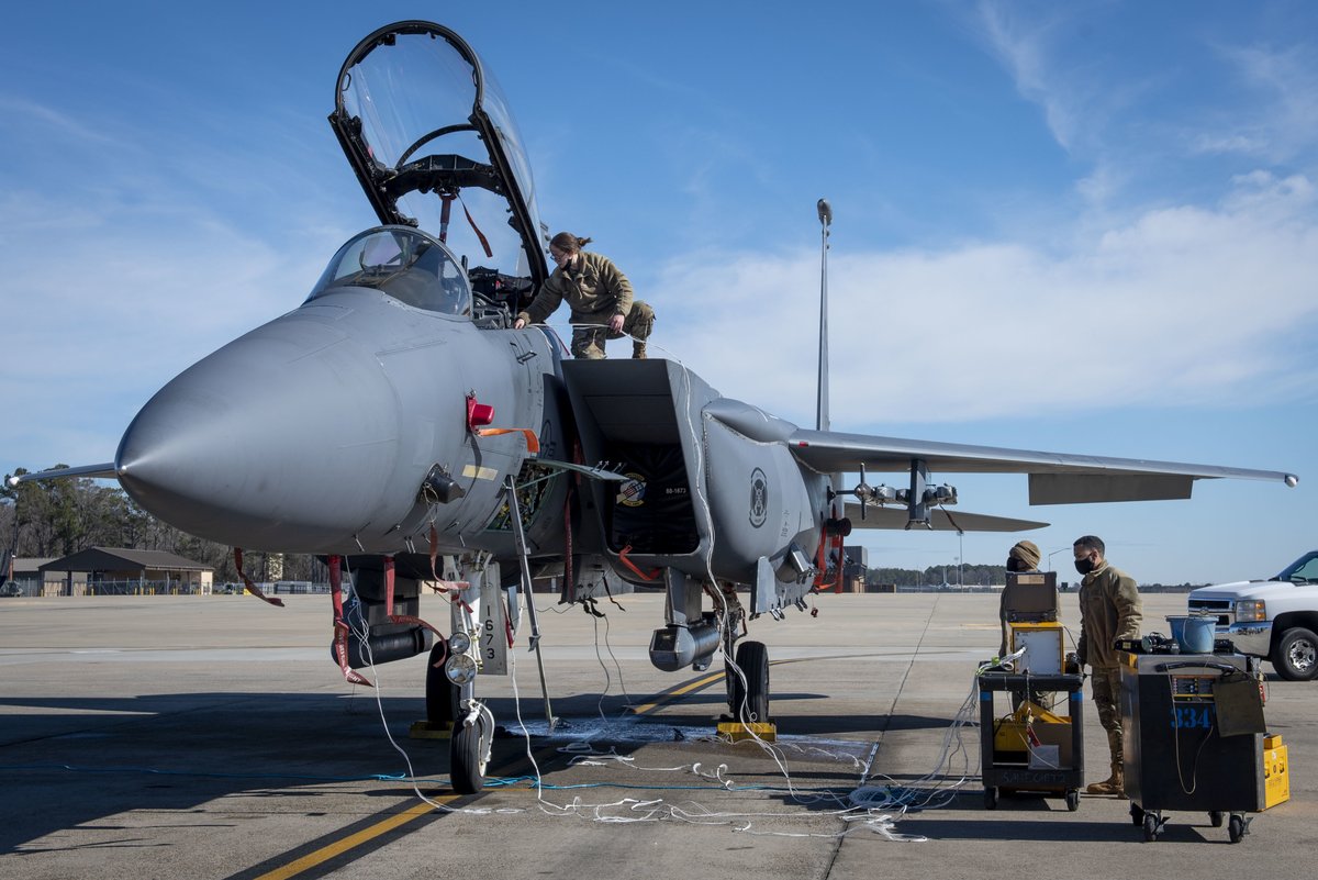 ⚡ ⚡ ⚡ Shocking new tools ⚡ ⚡ ⚡ 

Using tools and capabilities they already have, @SJAFB Airmen are developing a new test that allows proper voltage testing of F-15E Strike Eagles. 

#AirPower #F15 #InnovativeAF

@USAF_ACC 

go.usa.gov/xsTCu