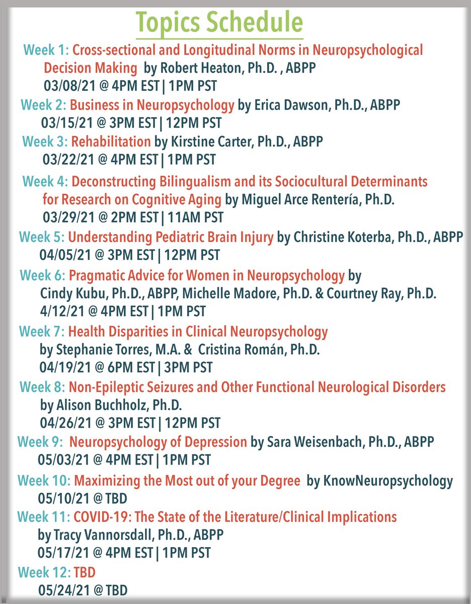 KnowNeuropsychology (@knowneuropsych) on Twitter photo Mark your calendars, WE ARE BACK!
Here is awesome lineup you can expect for #KnowNeuropsych, Volume III.
Please share with your friends and colleagues!
Register online: knowneuropsych.org
Email: knowneuropsych@gmail.com Mark your calendars, WE ARE BACK!
Here is awesome lineup you can expect for #KnowNeuropsych, Volume III.
Please share with your friends and colleagues!
Register online: knowneuropsych.org
Email: knowneuropsych@gmail.com