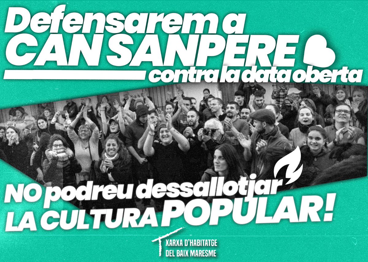 Sindicat Habitatge Baix Maresme (@maresme_shsc) on Twitter photo ⚠️ ALERTA DESNONAMENT! ⚠️
➡️ Han posat data oberta per @CSA_Sanpe on també hi ha les cases del Sanpe on viuen 3 famílies amb menors, aturades i persones sense papers.
Segons el <a href="/govern/">Govern de Catalunya</a> es va aprovar in decret que aturava tots els desnonaments, però és MENTIDA! ❌ ⚠️ ALERTA DESNONAMENT! ⚠️
➡️ Han posat data oberta per @CSA_Sanpe on també hi ha les cases del Sanpe on viuen 3 famílies amb menors, aturades i persones sense papers.
Segons el <a href="/govern/">Govern de Catalunya</a> es va aprovar in decret que aturava tots els desnonaments, però és MENTIDA! ❌