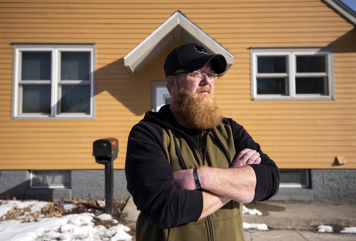 Brandon Cacek is a Marine Corp vet and father of two in Marinette. He applied for unemployment insurance in March when he was laid off from his substitute teaching job.11 months later, he's still waiting for the aid.