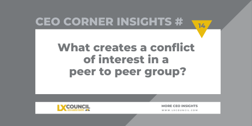 LXCouncil's tweet photo. Conflict of interest in a peer group can be both hidden and obvious. The obvious is no competing businesses that by definition mean no same industries. It is not so obvious that is detectable only by asking the members privately and the potential members. https://t.co/V44knPH2ny https://t.co/OFPrMsOARL