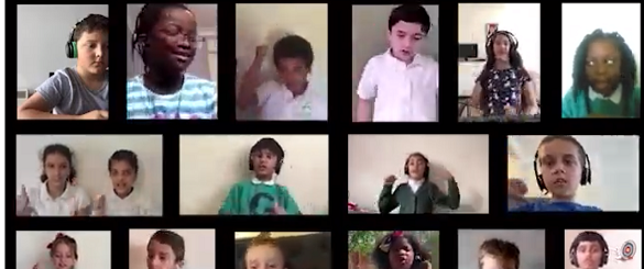 GallionsMusic's tweet photo. It's been hard doing without live events during lockdown, but here to cheer you up is Gallions' virtual choir. Pls RT
https://t.co/DvSAt7Qzr0

#children #singing #music #musicmatters #gallions #newham #lockdownuk https://t.co/Ew71npnV5N
