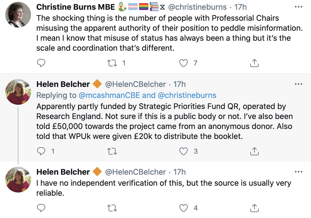 Christine, if you want to claim the content of the report is 'misinformation' I suggest you read it, and explain why it's wrong.Helen, your source is talking rubbish. Weirdly we didn't need an extra 50 grand for two women to some research and then have some booklets printed.