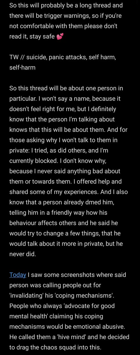 TW// self-harm/self harm, suicide, panic attacks