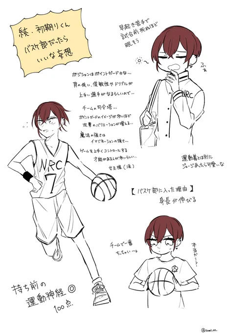 捏造だらけの初期リくんバスケ部妄想です。
ちなみに私のバスケ知識の元は黒バスです。赤いキャプテンが好きです。

箱ありがとうございました🙆‍♀️
#odaibako_sumi_rr_ https://t.co/M7KaVgzovT 