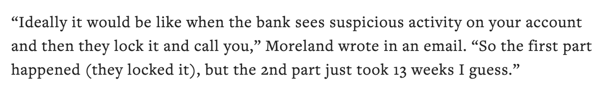 Amy waited 13 weeks for a call so she could verify her identity to someone from DWD's fraud department.Apparently someone in Kentucky tried to claim her benefits
