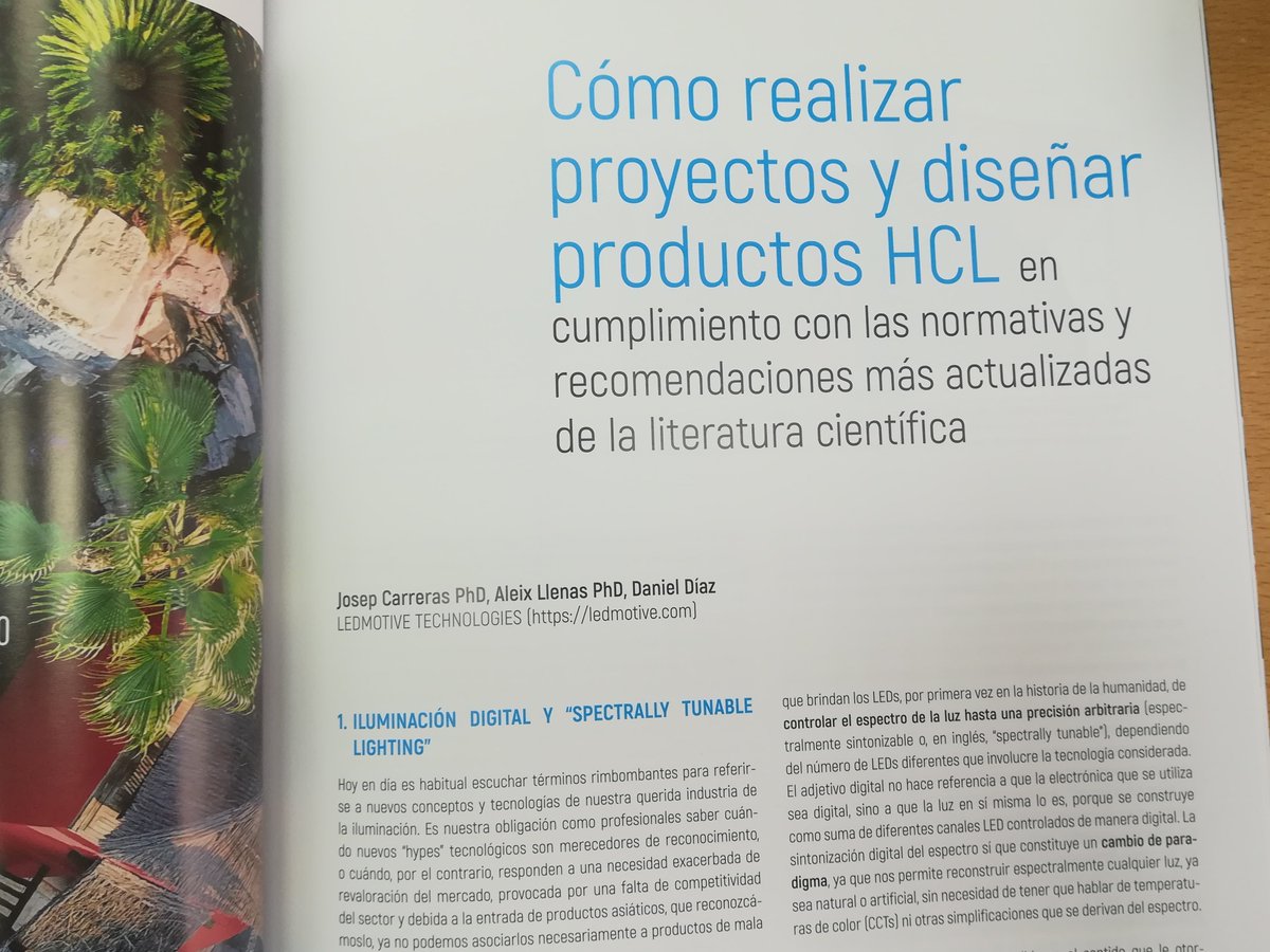 ledmotive's tweet photo. Artículo publicado en la revista @LucesCei de Febrero: "Cómo realizar proyectos y diseñar productos HCL en cumplimiento con las normativas y recomendaciones más actualizadas de la literatura científica" 👇💡

#HCL #iluminación #ledmotive https://t.co/33eyQnBEV9