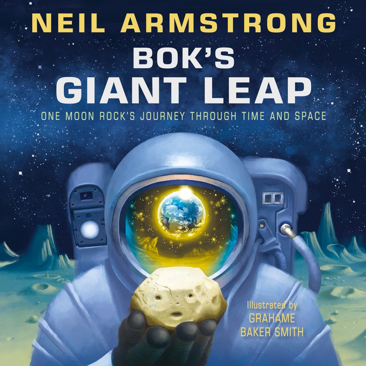We're excited for the cover reveal for Bok's Giant Leap! The children’s book tells the story of a Moon rock brought to Earth during the Apollo 11 mission by astronaut Neil Armstrong. 
The book is scheduled for release in the US in November but you can preorder from <a href="/randomhouse/">Random House Group</a>