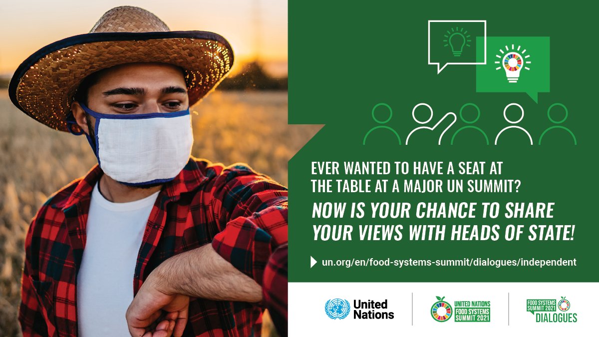 Transform #FoodSystems in your community and around the 🌍 Take your seat at the @FoodSystems Summit table with an Independent Dialogue! Find out more about #SummitDialogues here: bit.ly/FSS-Dialogues-I