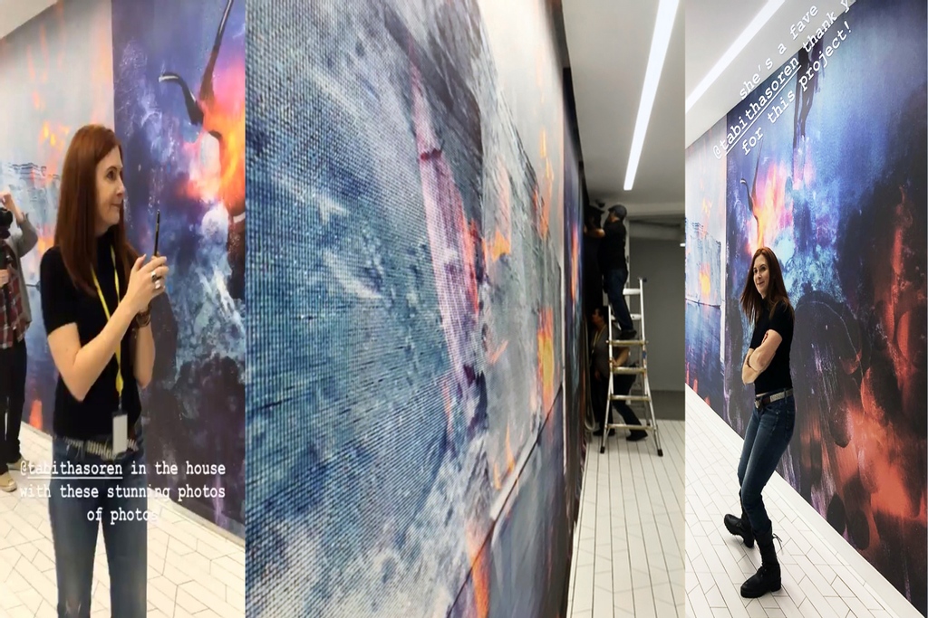 tabithasoren's tweet image. #Thursdaythrowback to the installation of my FBAir residency commission. I was in such good hands! Thank you to lead installer/magician Amado from @DigitalFusionMedia as well as curator/artist @KristinFarr! 

.
.
.
#fbairprogram #downtownsanfrancisco #largescale #surfacetension