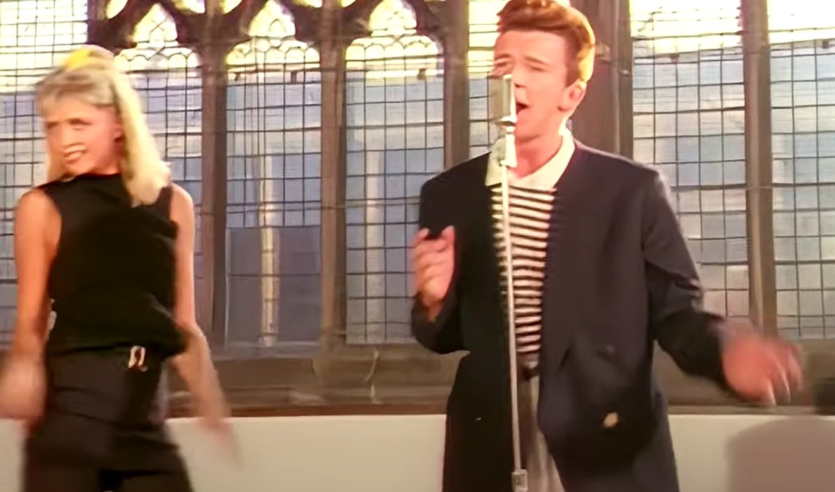 the AI interpolation used to remaster the rickroll video is pretty fascinating. It's actually a fool-the-eye kind of thing, which you can see if you pause on a frame