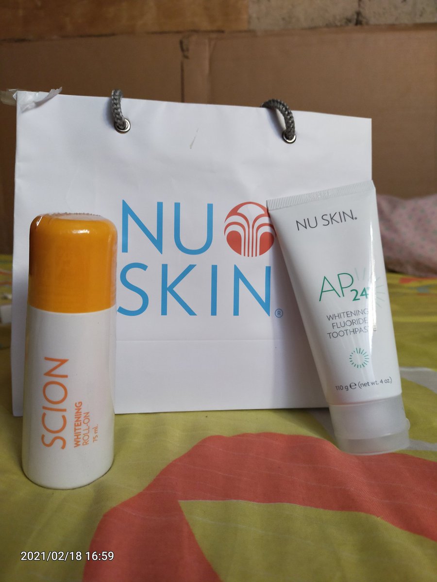 caderao_maricar's tweet image. A Must-have 🥳
NUSKIN AP24 Toothpaste and SCION Whitening Deodorant

#SafeandEffective
#FreeShippingNationwide
#LegitDistributor