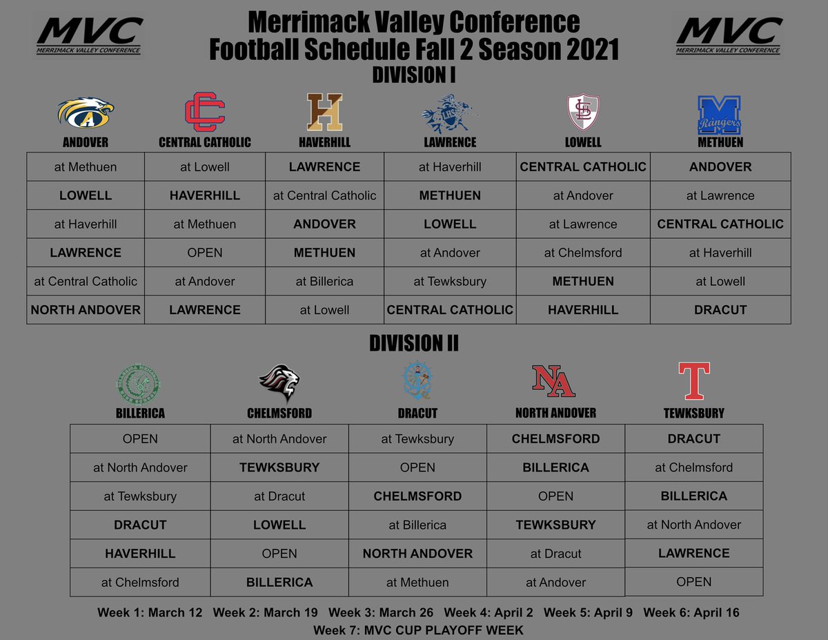 MVConference's tweet photo. The MVC Fall 2 Football Schedule! 3 weeks until Game 1!! https://t.co/QfQ6ZPbfV3