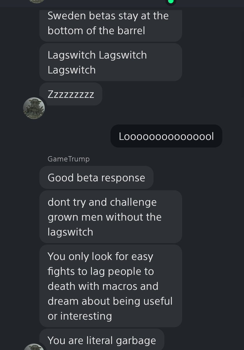  @ScrubQuotesX thread, one of the first times properly stepping into XRD lobbies :)