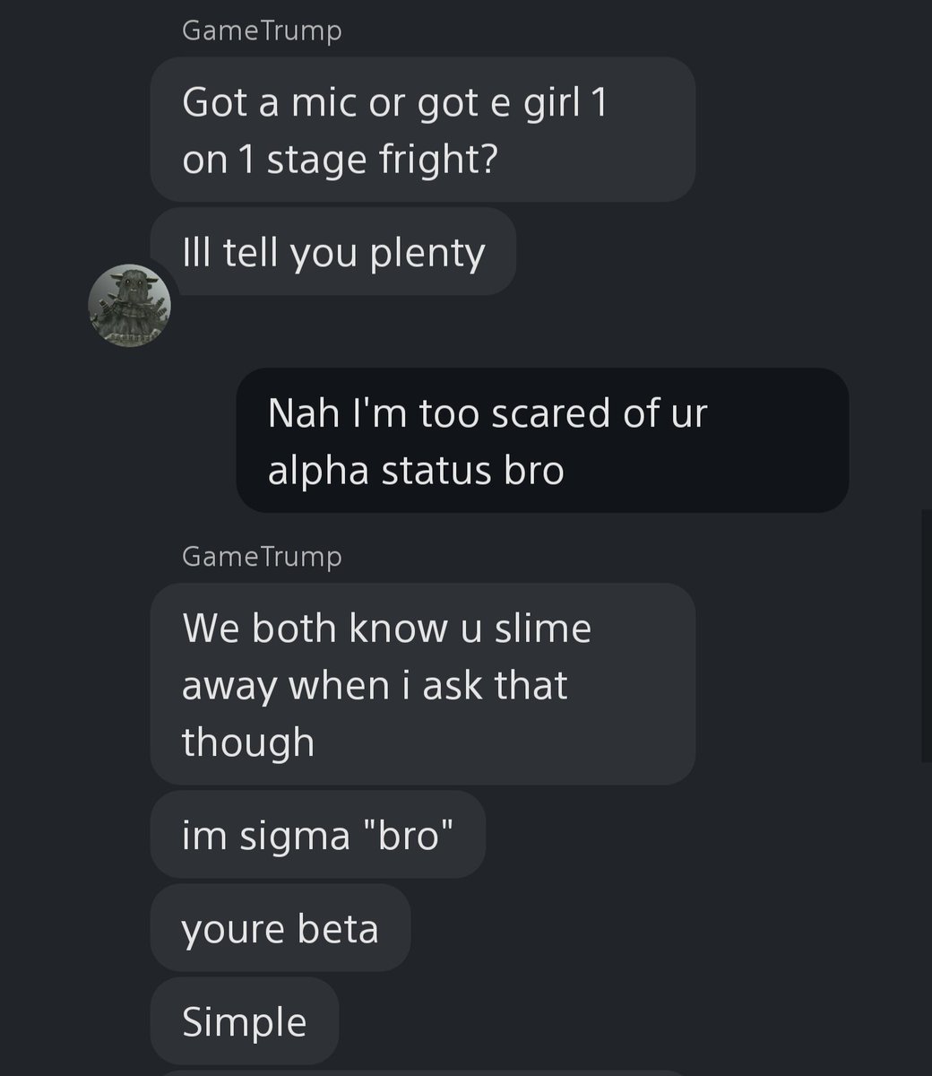  @ScrubQuotesX thread, one of the first times properly stepping into XRD lobbies :)