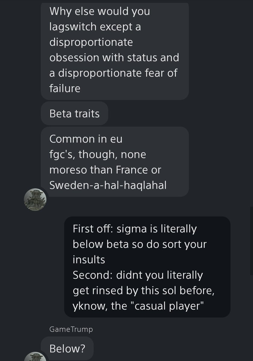  @ScrubQuotesX thread, one of the first times properly stepping into XRD lobbies :)