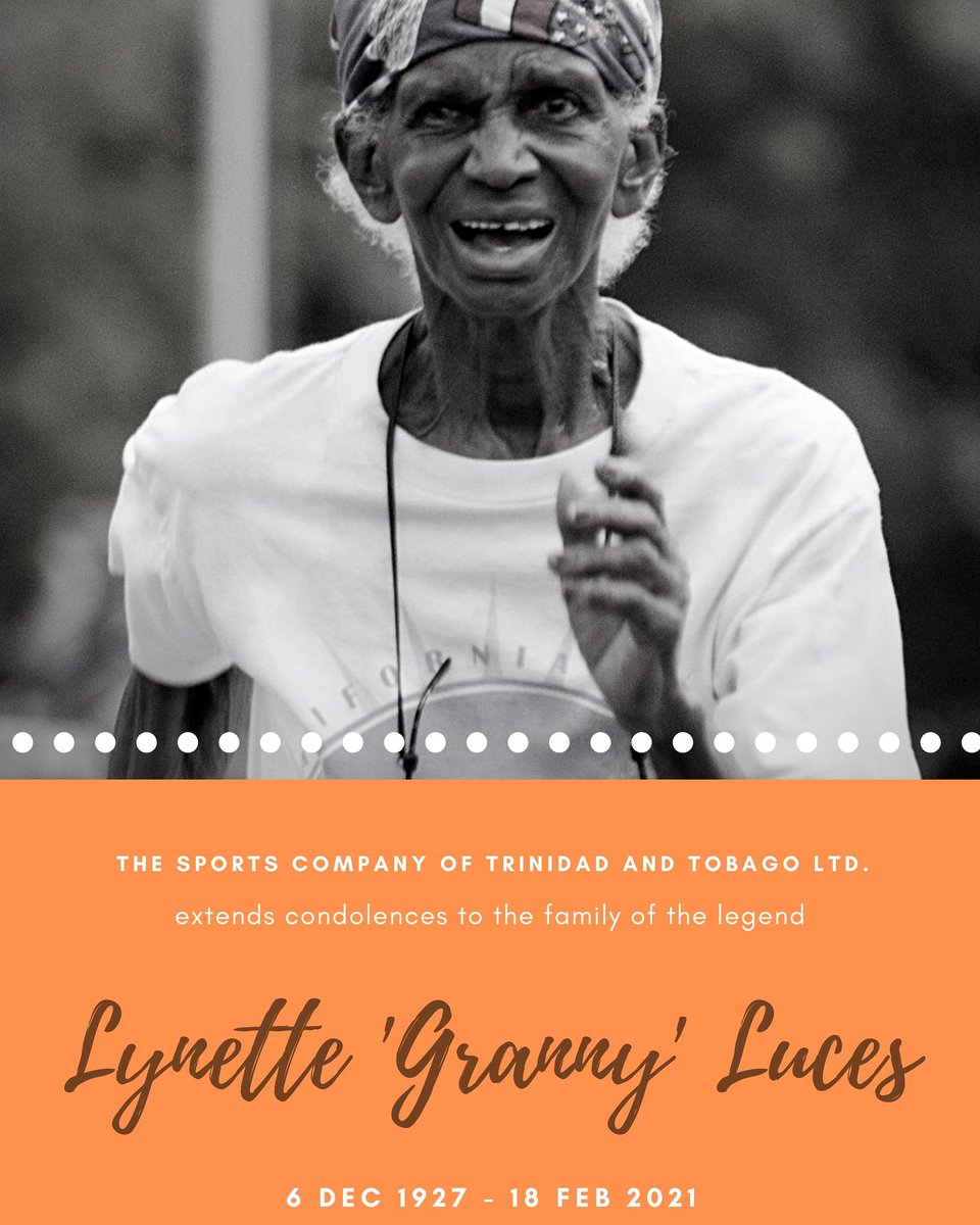sporttco's tweet photo. Our condolences go out to the family of a local road racing legend - Lynette 'Granny' Luces - who passed away today at the age of 94. 
She lived a long and active life, bringing smiles to everyone who saw her doing what she loved and inspiring generations of athletes to achieve. https://t.co/IqJegdFeDW