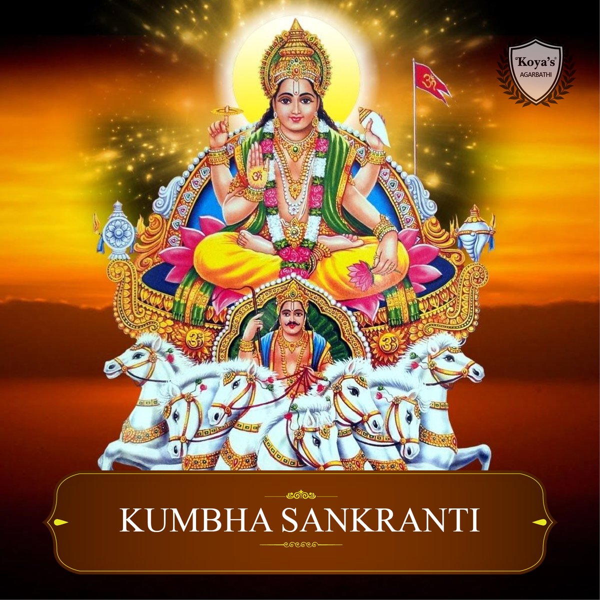 koyasincense's tweet photo. Ratha Saptami 2021: Ratha Saptami is a highly auspicious day observed on the seventh day (Saptami Tithi) of Magha, Shukla Paksha (brighter phase of the Lunar cycle). It is believed that Lord Surya Dev started enlightening the whole world 

#rathasapthami #suryadev #sun #koyas https://t.co/xEbLPO95bw