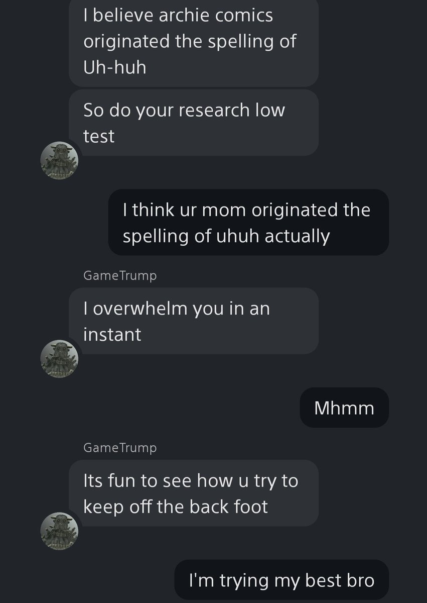  @ScrubQuotesX thread, one of the first times properly stepping into XRD lobbies :)