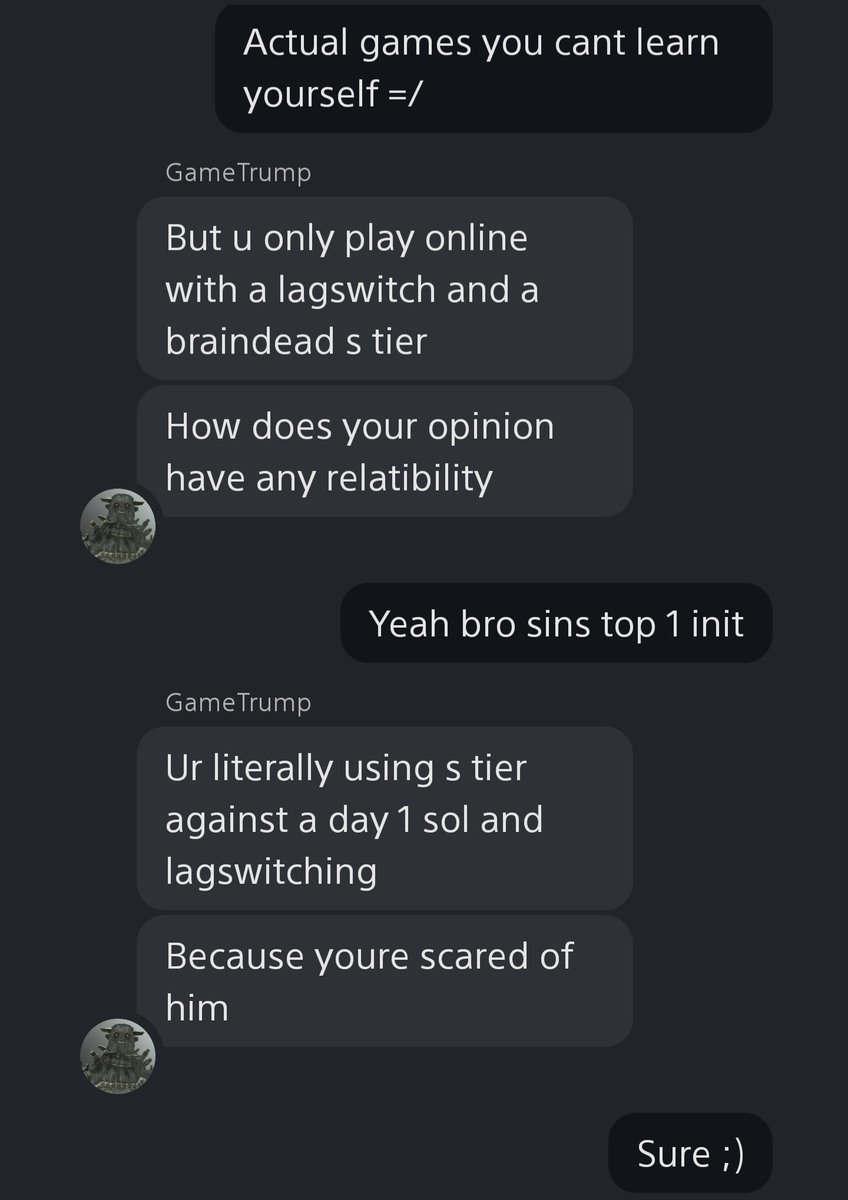  @ScrubQuotesX thread, one of the first times properly stepping into XRD lobbies :)