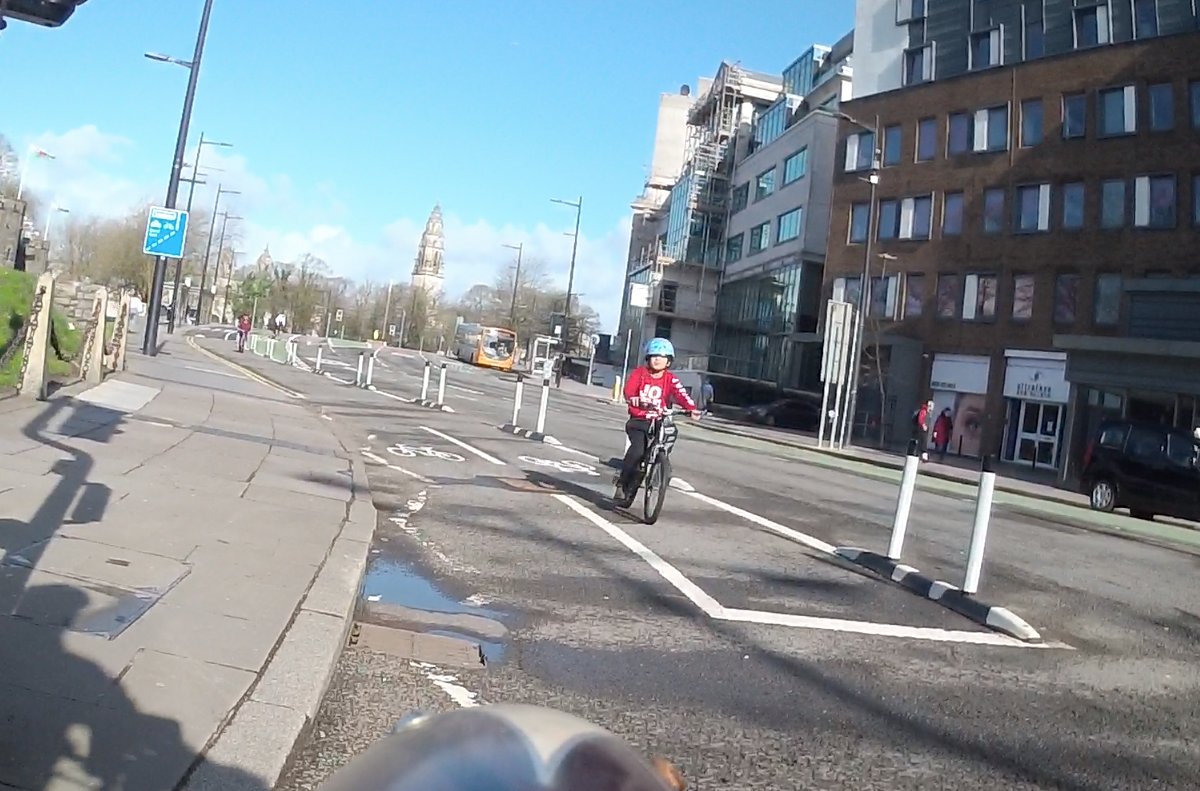 This time last year we couldn't imagine that children would cycle along Duke St to Castle St. Wonder what the city will look like this time next year?!
