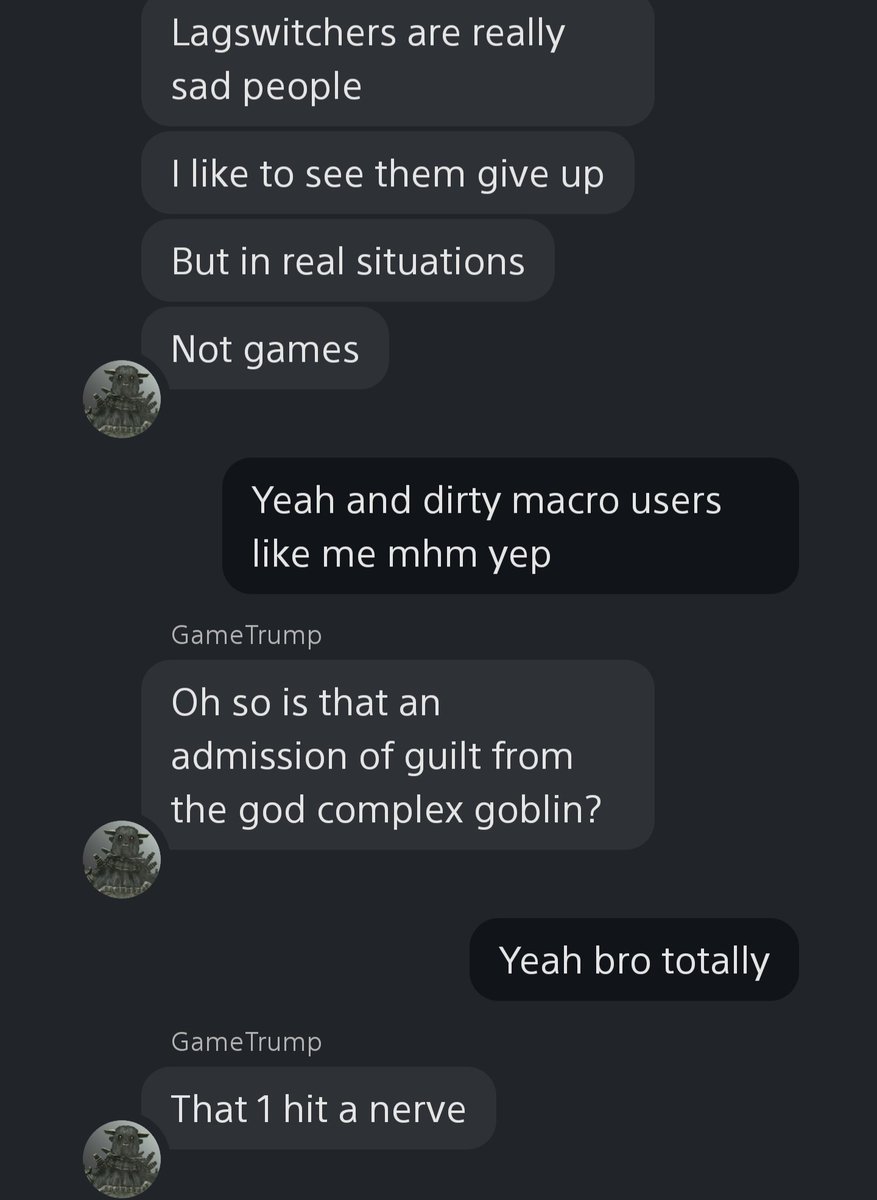  @ScrubQuotesX thread, one of the first times properly stepping into XRD lobbies :)