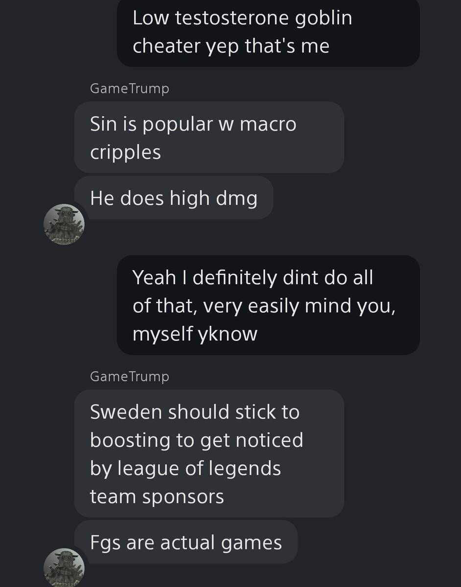  @ScrubQuotesX thread, one of the first times properly stepping into XRD lobbies :)