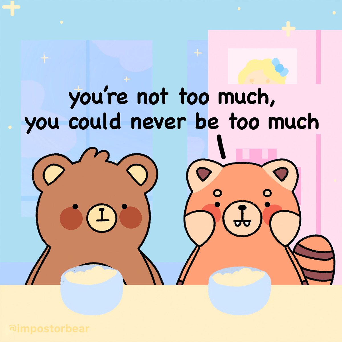 impostorbear's tweet photo. too much https://t.co/h26uU2HyeJ