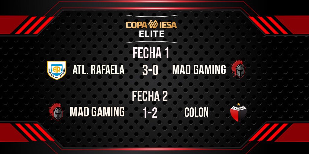 #eSports🎮
Comienzo con el pie izquierdo para el equipo, a seguir entrenando para revertir esta situación. 
#GoMadGaming