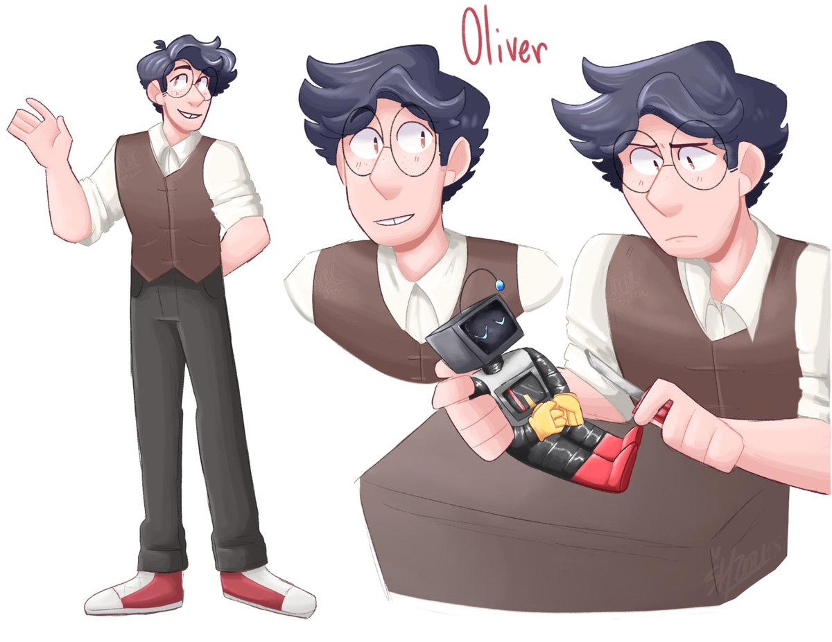 FeatherfallBook's tweet photo. Charlie's best friend, Oliver Clockwork!
#Featherfall https://t.co/OOusY5E8Kj