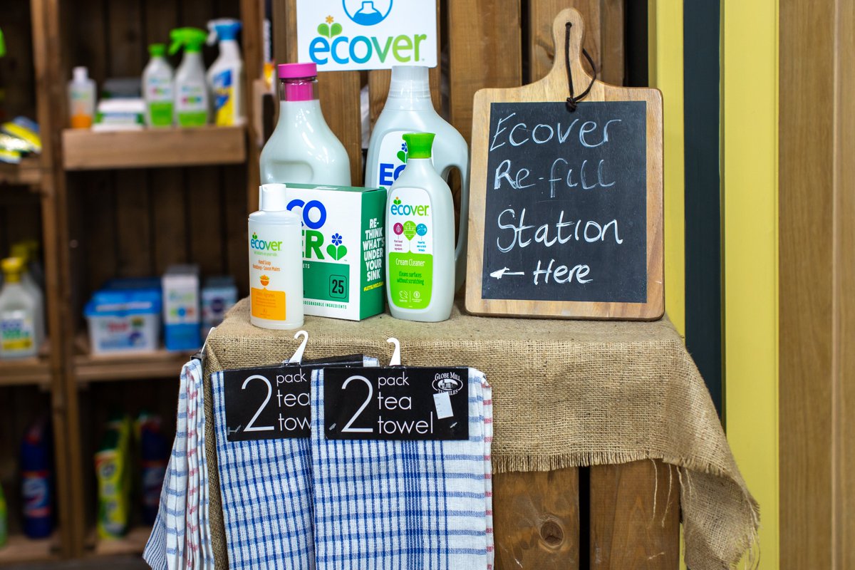 DucksFarmShop's tweet photo. Who's tried our new refill station?🙋‍♀️🙋As a company, we are trying our best to reduce our single-use plastic We hope you like our new #refillstation where you can bring in your old @ecover_uk bottle and fill it up to use again and again! #Ecover #EcoverRefill #EcoverRefillStation https://t.co/2L4qSiA7JI