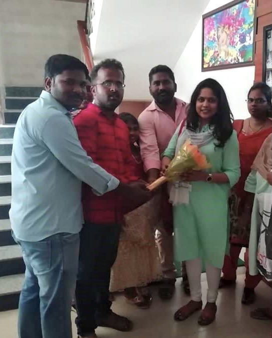 JayaKalyani_AJ's tweet photo. #17Feb2019 #throwback Two years ago, during our Ongole trip on party work .. with @rukmini_kota garu https://t.co/u5csbJUDPC