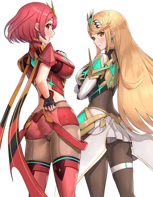 スマブラ版ホムラちゃんとヒカリちゃん 