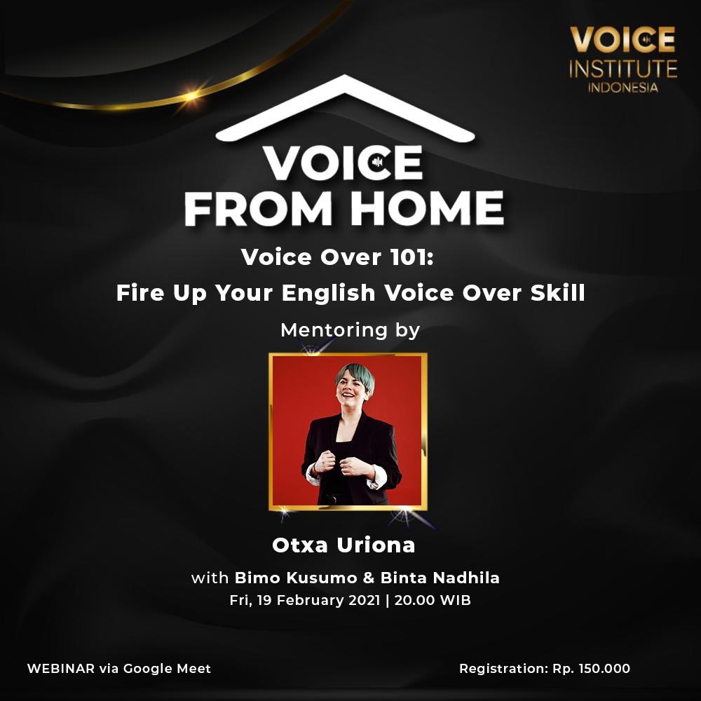 Yang mau join langsung buka instagramnya @voiceinstituteindonesia yaa. Kita seseruan besok ngebahas tentang VoiceOver dalam bahasa Inggris. Yuks!!