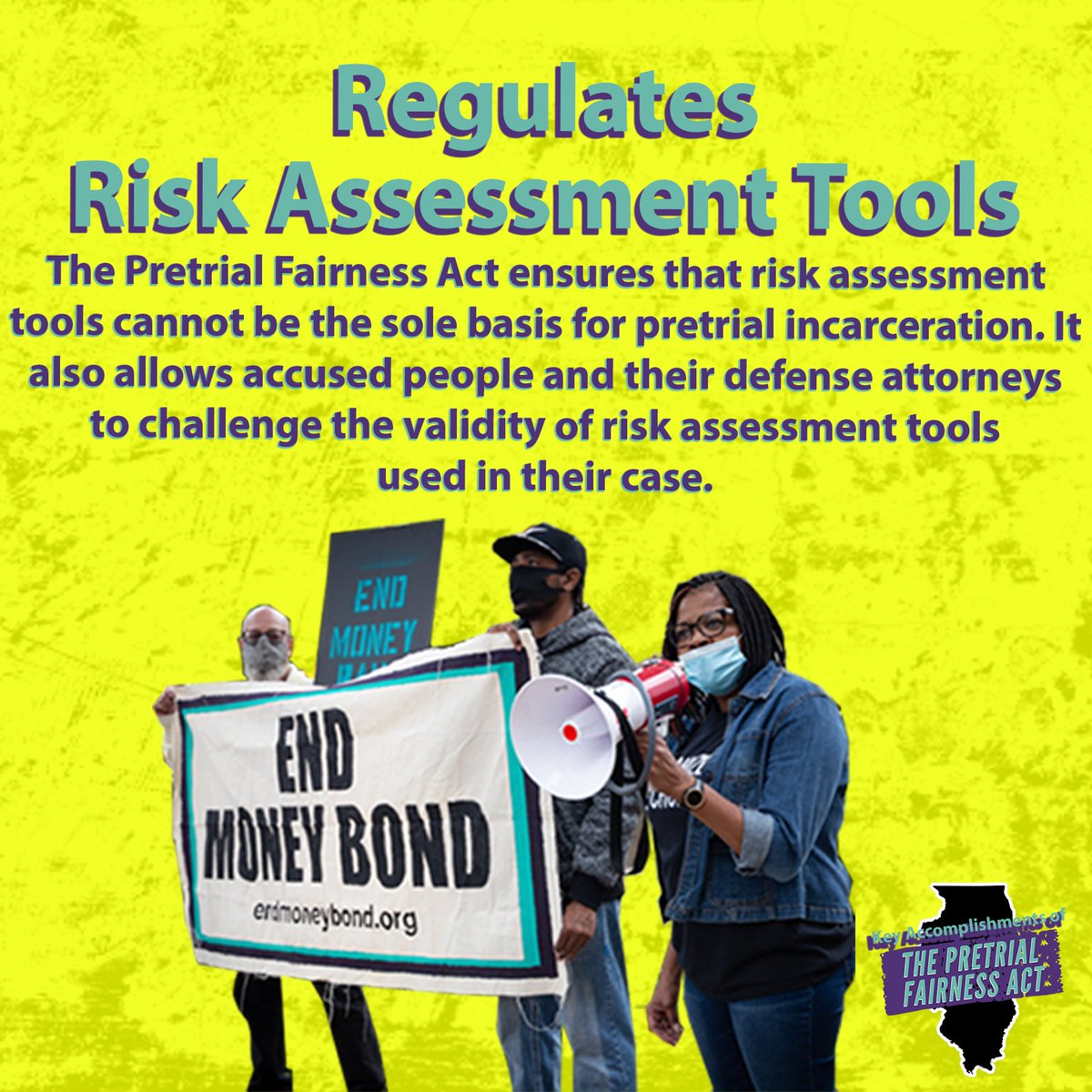 The Pretrial Fairness Act regulates risk assessment tools. |  #EndMoneyBail