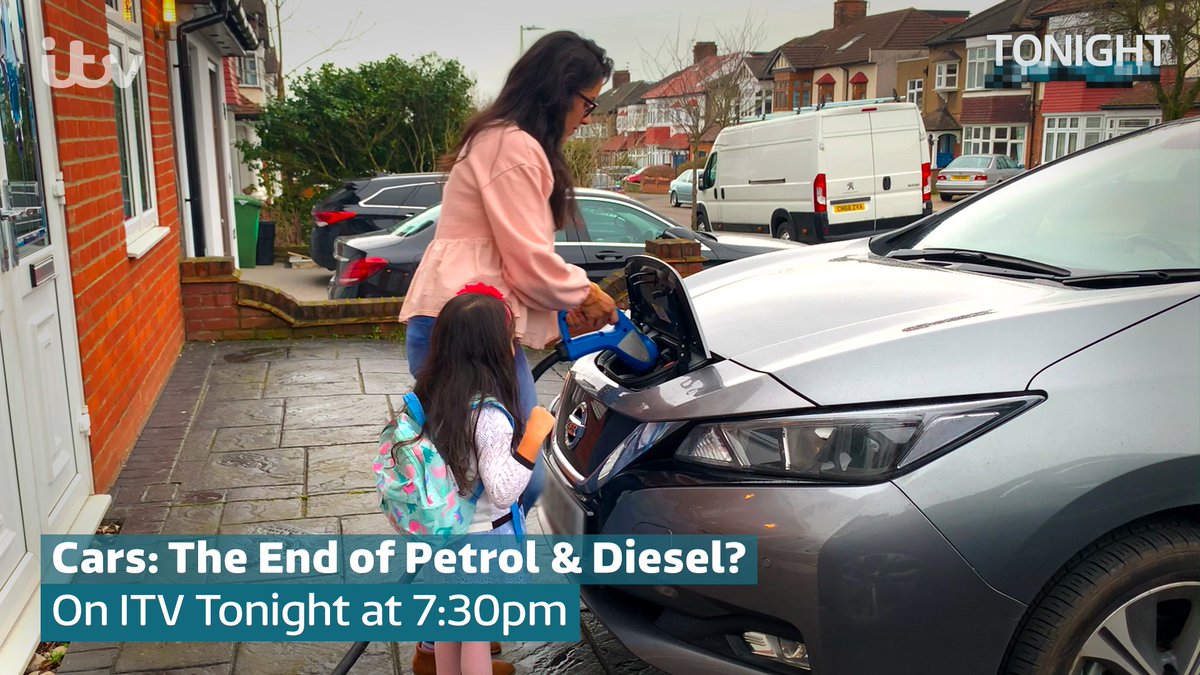 ITVTonight's tweet photo. Shilpen and Reshma have been using ‘Vehicle to Grid’ for a year, charging their electric car at night and using it to power their home in peak times. It could save them up to £600!
 
@GinnyBuckley reports in #ITVTonight’s ‘Cars: The End of Petrol and Diesel?’, on @ITV at 7:30pm. https://t.co/0ZbBMvzwxs
